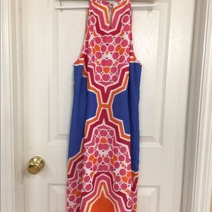 Banana Republic, silk block dress